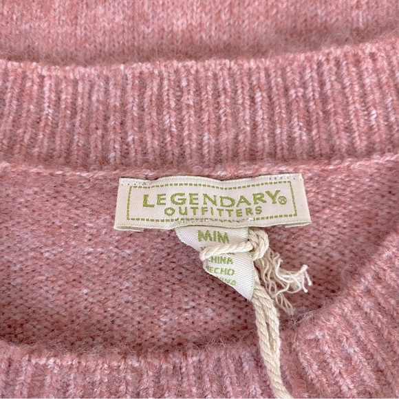 Legendary Outfitters Heather Rose Soft And Cozy Crewneck Sweater Size M - Picture 6 of 8